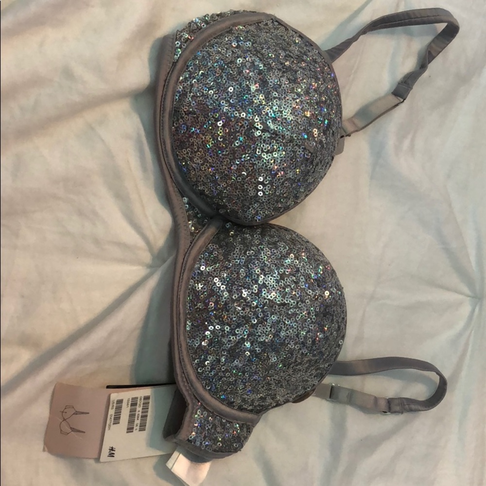 Glitter bra